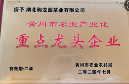 2024年7月授予市级重点龙头企业
